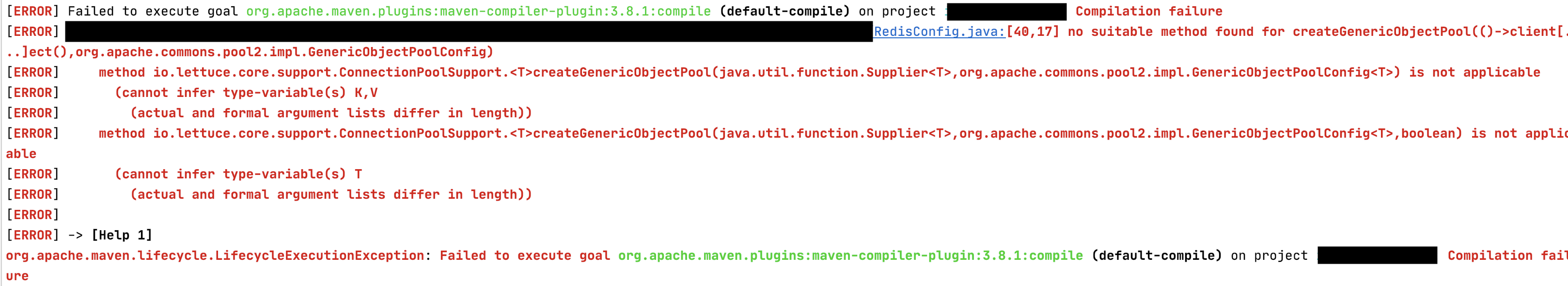 Synchronous Connection Pool not working · Issue 1330 · lettuceio