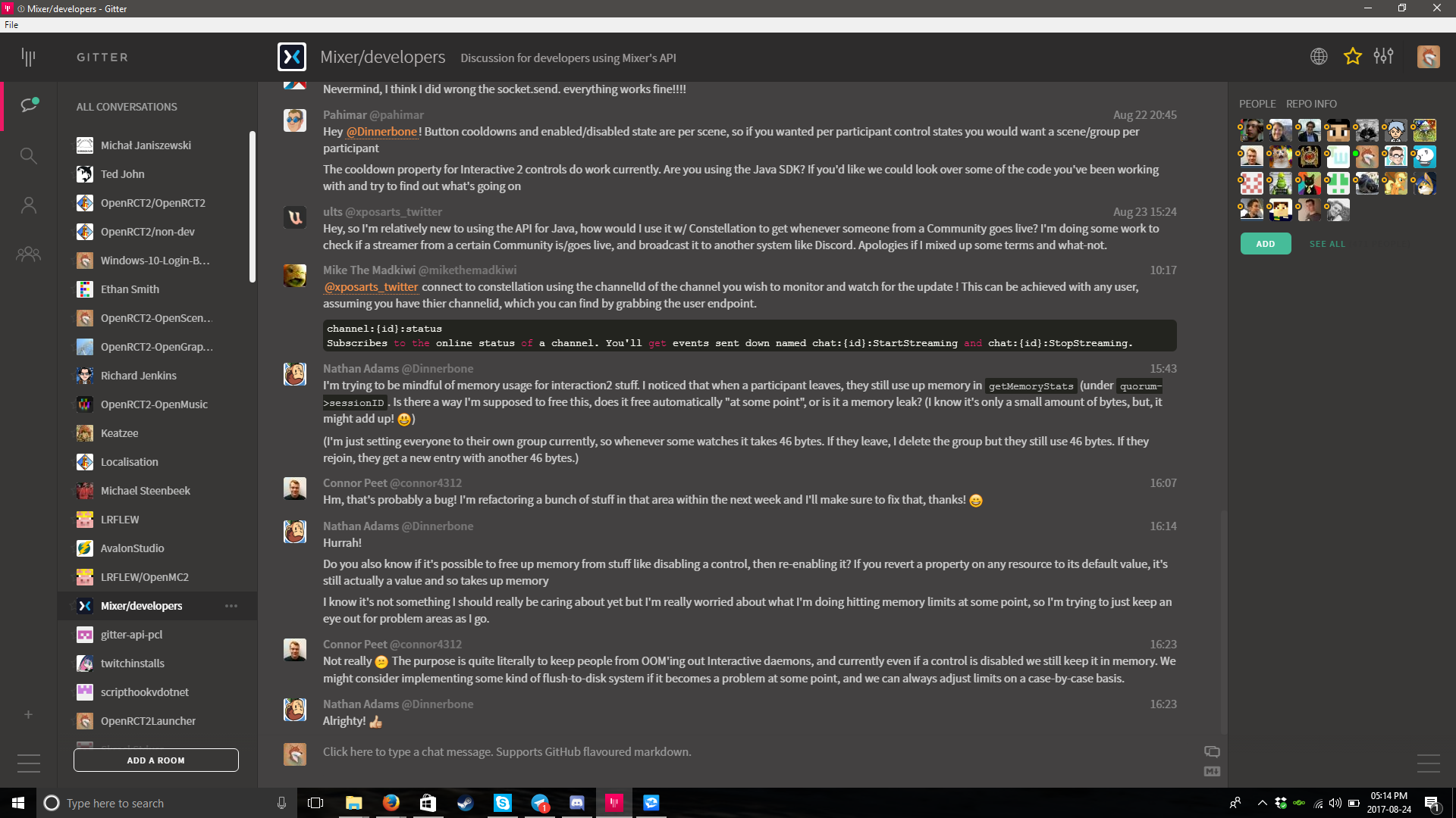 Openrct2 Openrct2 Non Dev Gitter