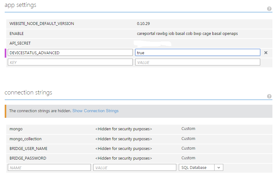 azure config
-changes